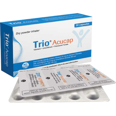 Trio 100 ACUCAP (1 Strip) - 10 Capsules image