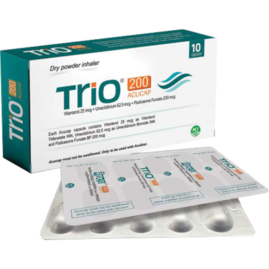 Trio 200 ACUCAP (1 Strip) - 10 capsules image