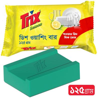 Trix Dishwashing Bar 125 gm image