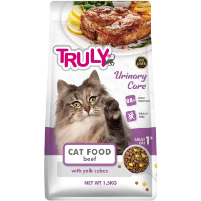 Truly Urinary Care Adult Dry Cat Food Tuna Flavour 1.5 kg image
