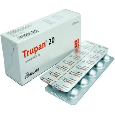 Trupan 20 mg - 10's Strip Tablet image