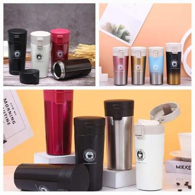 Tumbler Hot Fashion 380ml Stainless Steel Coffee Mugs Insulated Water Bottle Tumbler Thermos Cup Vacuum Flask Premium Travel Coffee Mug image