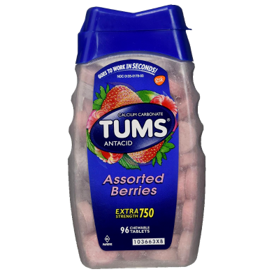 Tums Antacid Extra Strength 750 Assorted Berries 96 Tab image
