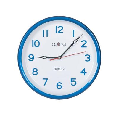 Tune Wall Clock With Digit Round-Blue image