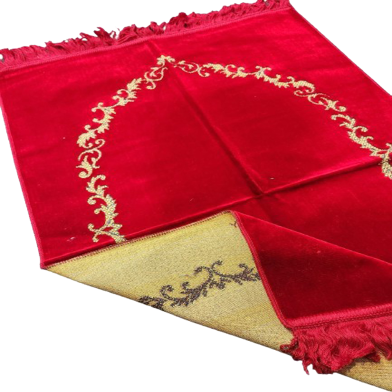 Turkish Plain One Color Design Jaynamaz Red Colour image