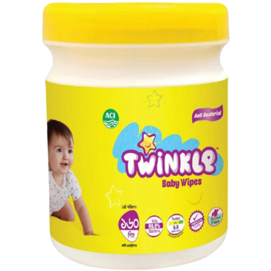 Twinkle Baby Wipes Jar 160pcs image