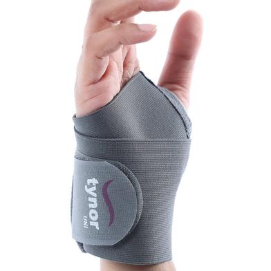 Tynor Wrist Brace With Thumb, Grey, 1 Unit image