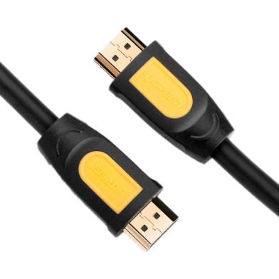 UGREEN 10129 HDMI Round Cable 2m (Yellow/Black) image