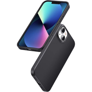 UGREEN 15023 Silky Silicone Protective Case for iPhone 14 (Black) LP629 image