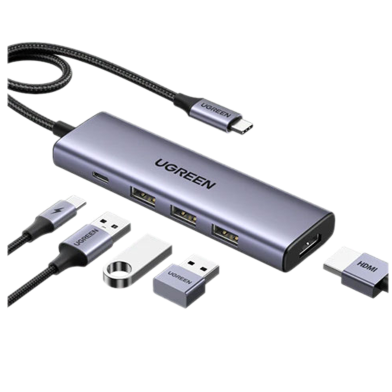 UGREEN 15596 USB-C Multifunction 5-in-1 Adapter CM511 image