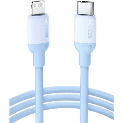 UGREEN 20313 USB-C to Lightning Silicone Cable 1m (Navy blue) image