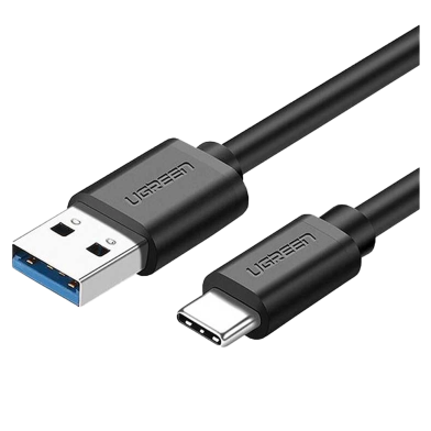 UGREEN 20884 USB 3.0 A Male to Type C Male Cable Nickel Plating 2m (black) US184 image
