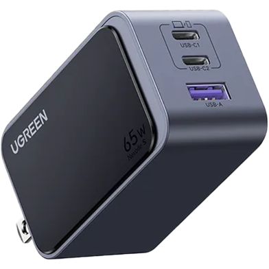 UGREEN 45223 Nexode S 65W 3-Port GaN Fast Charger US X553 image