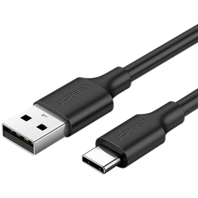 UGREEN 60116 USB-A 2.0 to USB-C Cable Nickel Plating 1m (Black) image