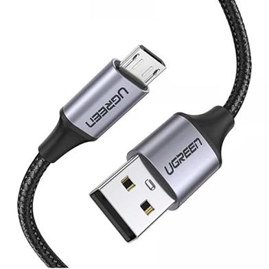 UGREEN 60148 USB 2.0 A to Micro USB Cable Nickel Plating Aluminum Braid 2m (Black) image