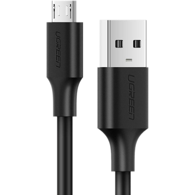 UGREEN 60827 USB 2.0 Male to Micro USB 5 Pin Data Cable Black 3M image