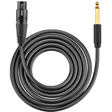 UGREEN 6.5mm to Cannon Female AV Cable 2m (Black) AV131 image