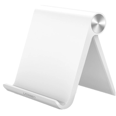 UGREEN LP106-30285 Simple Folding Portable Desktop Mobile Phone Holder White image