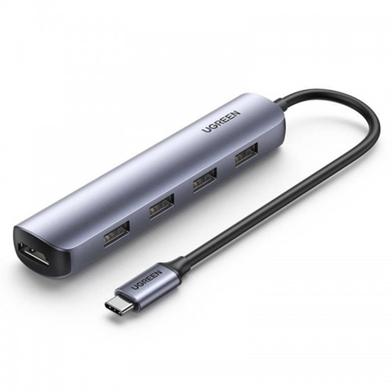 Ugreen 20197 USB-C to 4×USB 3.0 HDMI Adapter image