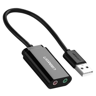 Ugreen US205 USB 2.0 External Sound Adapter (Black)#30724 image