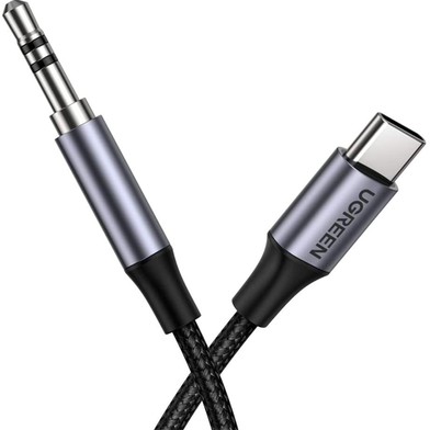 Ugreen 70861 USB-C to 3.5mm Audio Adapter Aluminium Braided 2m image