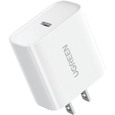 Ugreen Fast Charging Power Adapter With PD 20W EU White image