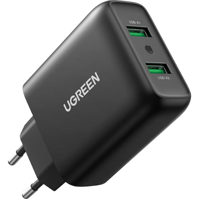 Ugreen USB Fast Charger EU (Black) 36W image