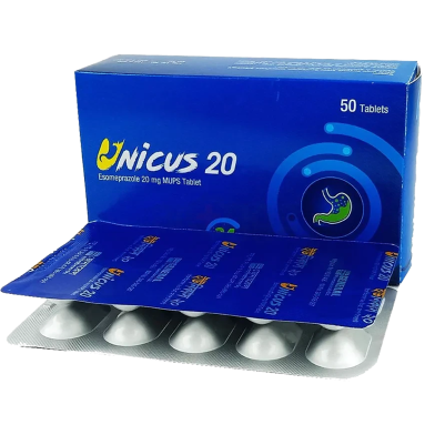 Unicus 20 mg 10's Strip Tablet image