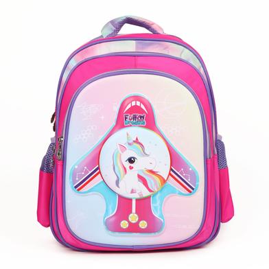 Unicorn School Bag - Pink Size Height 16 image