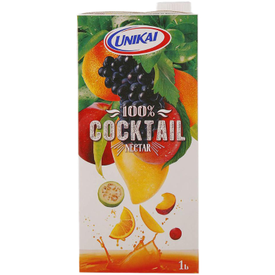 Unikai 100 parcean Cocktail Nectar Juice 1Ltr image