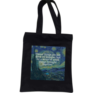 Unisex Top Handle Tote Canvas Bag With Zipper For Man And Women image