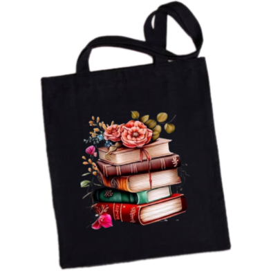 Unisex Top Handle Tote Canvas Bag With Zipper For Man And Women image