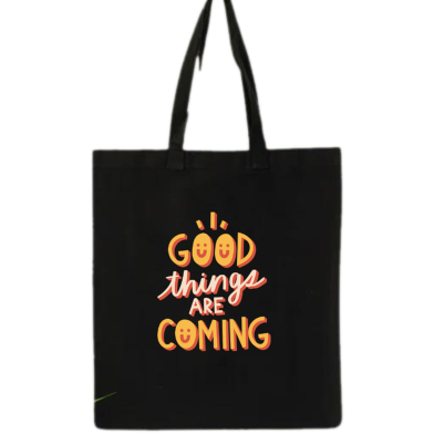 Unisex Top Handle Tote Canvas Bag With Zipper And Pocket For Man And Women- BQE-067 image