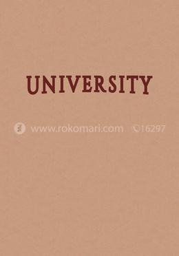 University - Stapled Notebook [96 Page] [Thin Foldable Cover] image