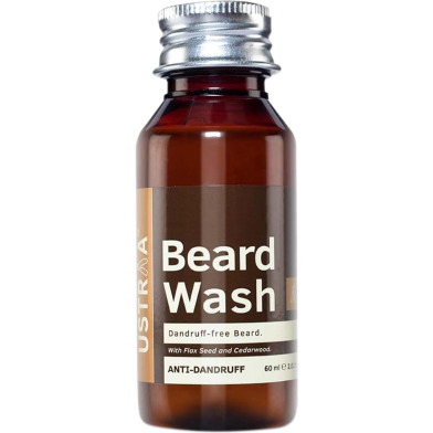 Ustraa Beard Wash Woody Anti-Dandruff - 60 ml image