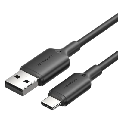 VENTION CTQBF USB 2.0 A to C Male 3A 1M Cable Black image