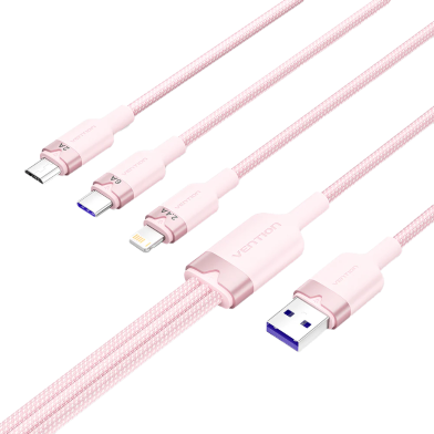 VENTION CTRPG 2.0 A Male to 3-in-1 6A 1.5M Cable image