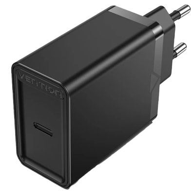 VENTION FAIB0-EU 1-port USB-C 30W Wall Charger Black image