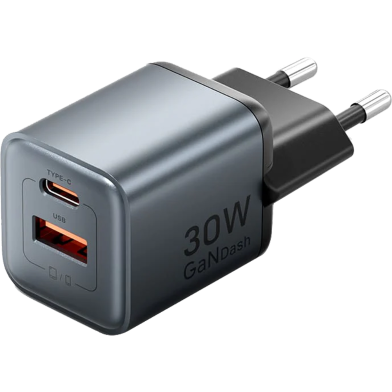 VENTION FEWH0-EU 2-Port USB 30W GaN Charger Gray image