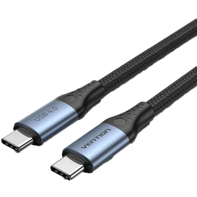 VENTION TAVHF Cotton Braided USB 4.0 1M Cable Gray image