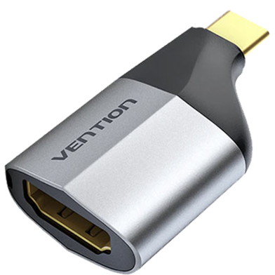 VENTION TCAH0 Type-C To HDMI Adapter Gray Alloy Type image