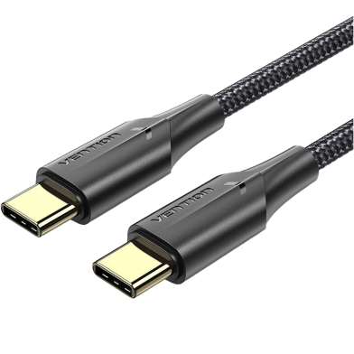 VENTION TRCBH USB 2.0 Type-C to Type-C 3A 2M Cable Black image