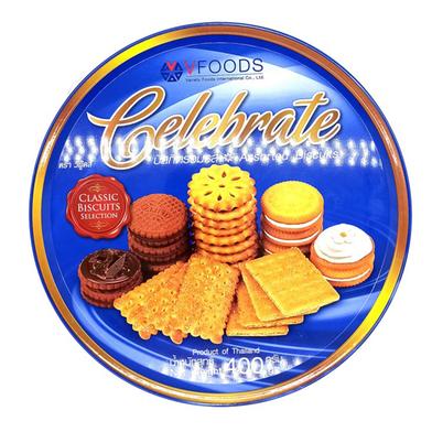 VFoods Celebrate Assorted Biscuits Tin - 400 gm image