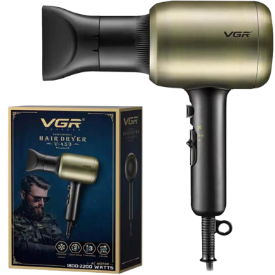 VGR V-453 Professional Powerful Hair Dryer Salon Series for Women image