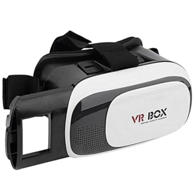 VR BOX 2 Virtual Reality 3D Glasses for Smartphones - White and Black image