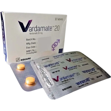 Vardamate 20mg Tablet 5's Strip image