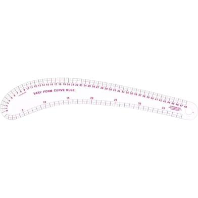 Vary Form Curve Plastic Ruler - 48 cm image