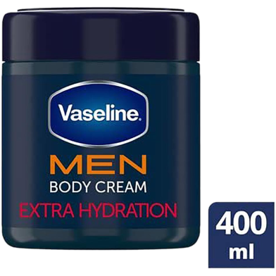 Vaseline Men Extra Hydration 72H Mois. Body Cream 400 ml image