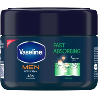 Vaseline Men Moisturizing Body Cream Fast Absorbing - 250 ml image