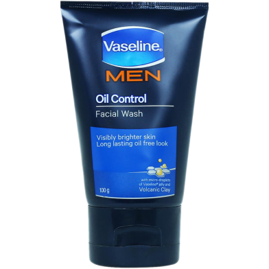 Vaseline Men Oil Control Face Wash Tube 100 gm image